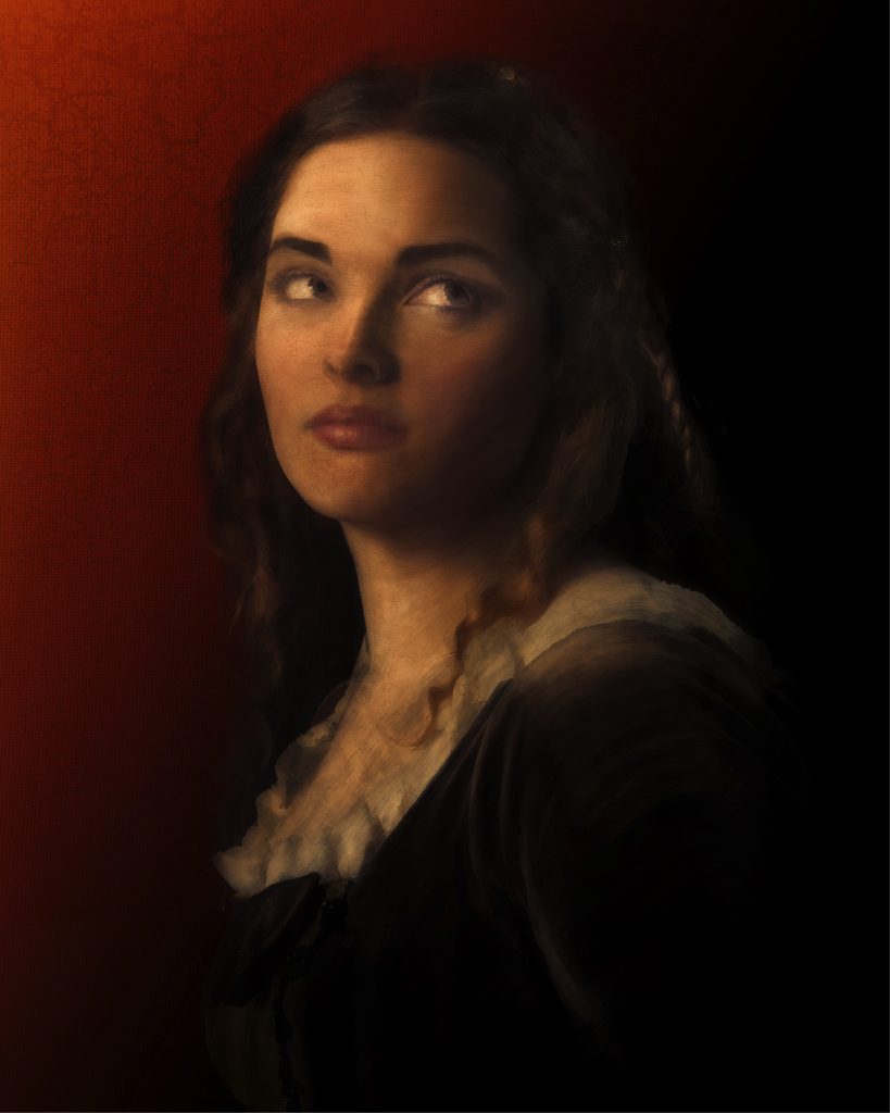 819x1024 Fotolia Us Simulating Old Masters Paintings - Rembrandt Lighting Painting