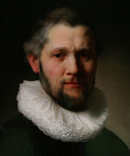 417x500 Gurney Journey Portrait Lighting Three Quarter - Rembrandt Lighting Painting