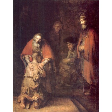 458x458 Return Of The Prodigal Son 1666 By Rembrandt Harmenszoon Van - Rembrandt Prodigal Son Painting