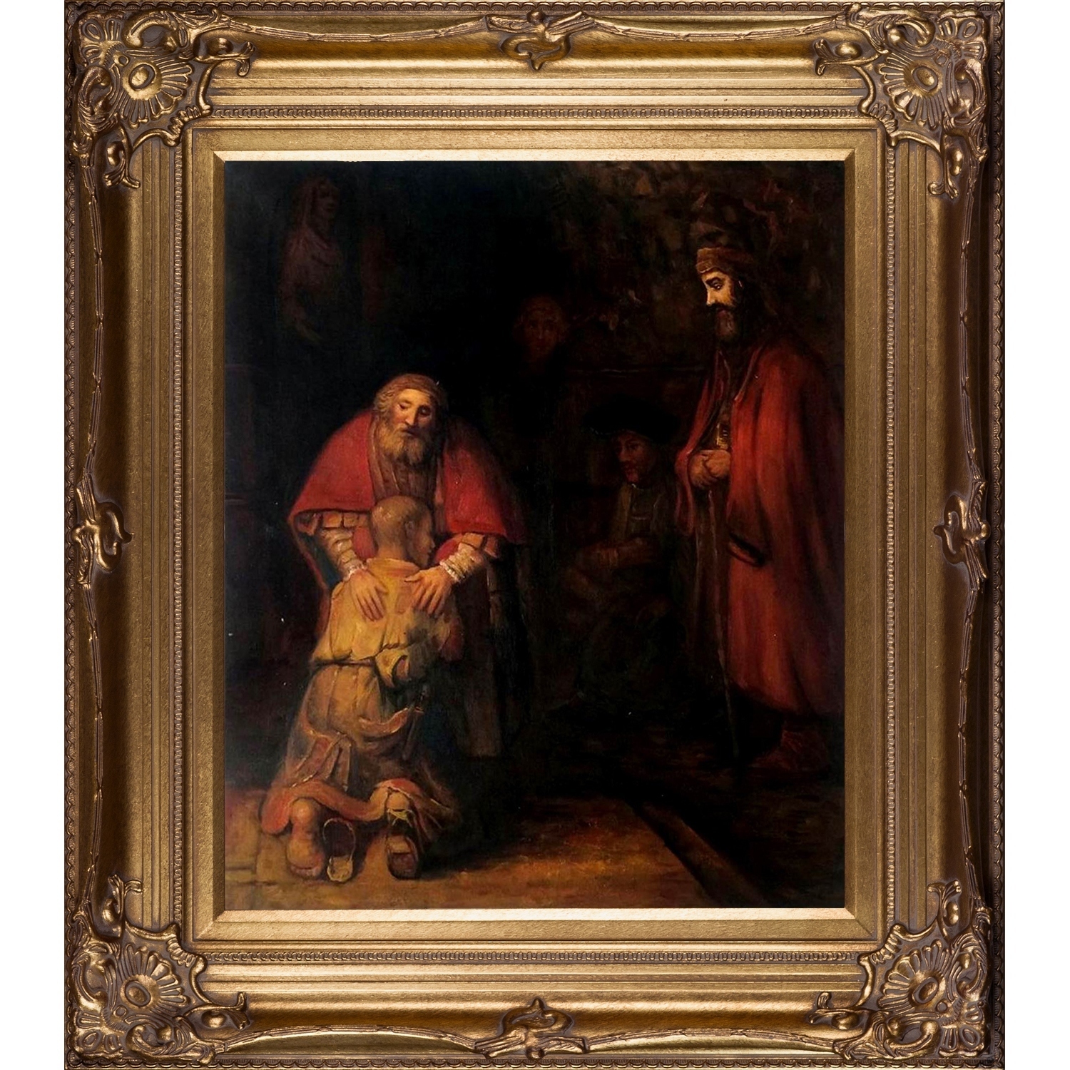 1500x1500 Shop Rembrandt Return Of The Prodigal Son Hand Painted Framed - Rembrandt Prodigal Son Painting