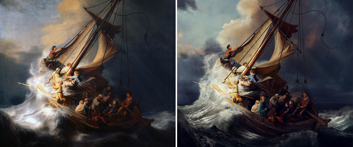 1200x500 How To (Re)make A Masterpiece Create - Rembrandt Ship Painting