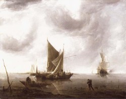 250x195 Rembrandt Ship Paintings - Rembrandt Ship Painting