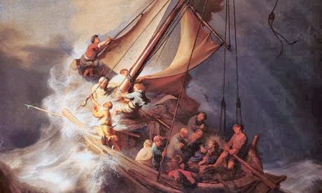 460x276 Storm On The Sea Of Galilee By Rembrandt Van Rijn Charles - Rembrandt Ship Painting