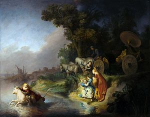 300x234 The Abduction Of Europa (Rembrandt) - Rembrandt Ship Painting
