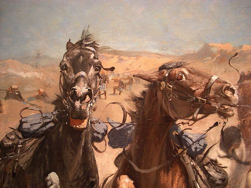 500x375 Frederic Remington Western Art Western Color Print 3 Jpg (79296 - Remington Horse Painting