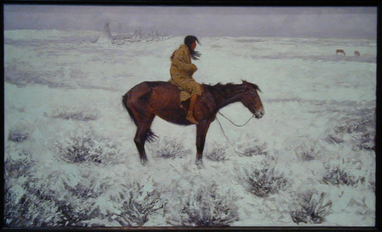 1314x800 No. 590 Frederic Remington - Remington Horse Painting
