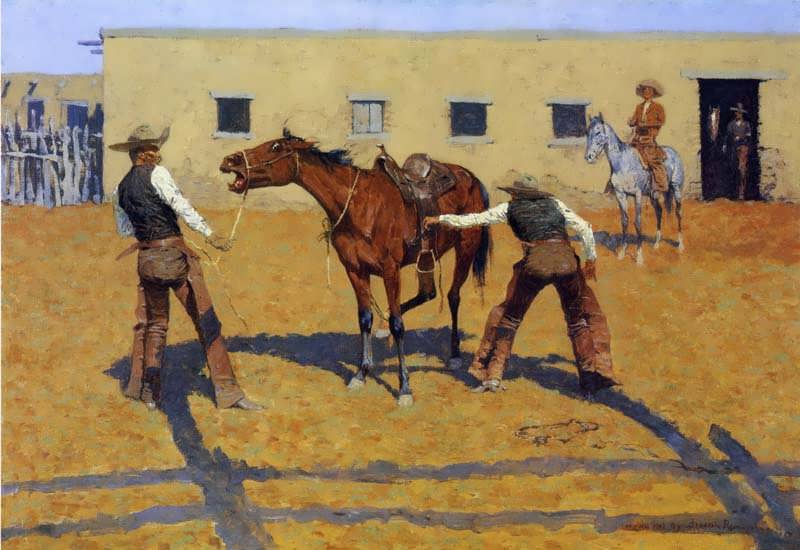 800x550 Frederic Remington Gallery - Remington Painting