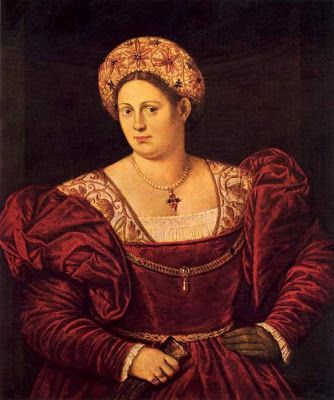 334x400 Portraits Of Women Of Italian Renaissance. Bernardino Licinio - Renaissance Lady Painting