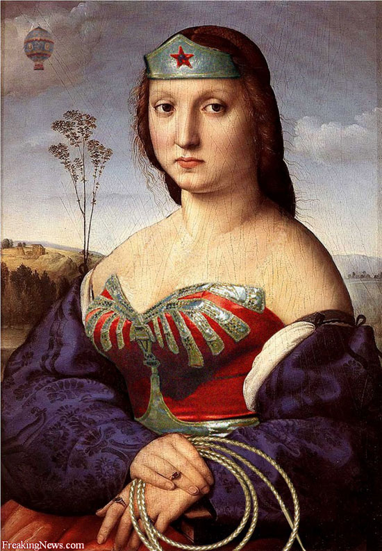 550x794 Things We Saw Today Wonder Woman, Renaissance Woman The Mary Sue - Renaissance Lady Painting