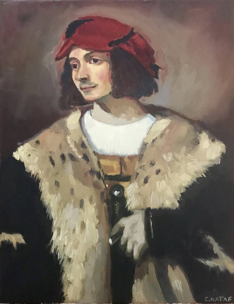 770x998 Saatchi Art Titian Portrait Of A Young Man Venice Renaissance - Renaissance Painting