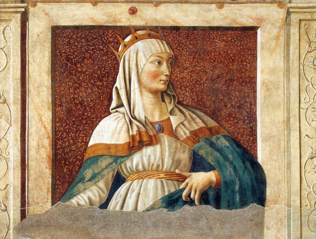 1057x800 Andrea Del Castagno, Queen Esther, C. 1450, Early Renaissance - Renaissance Queen Painting