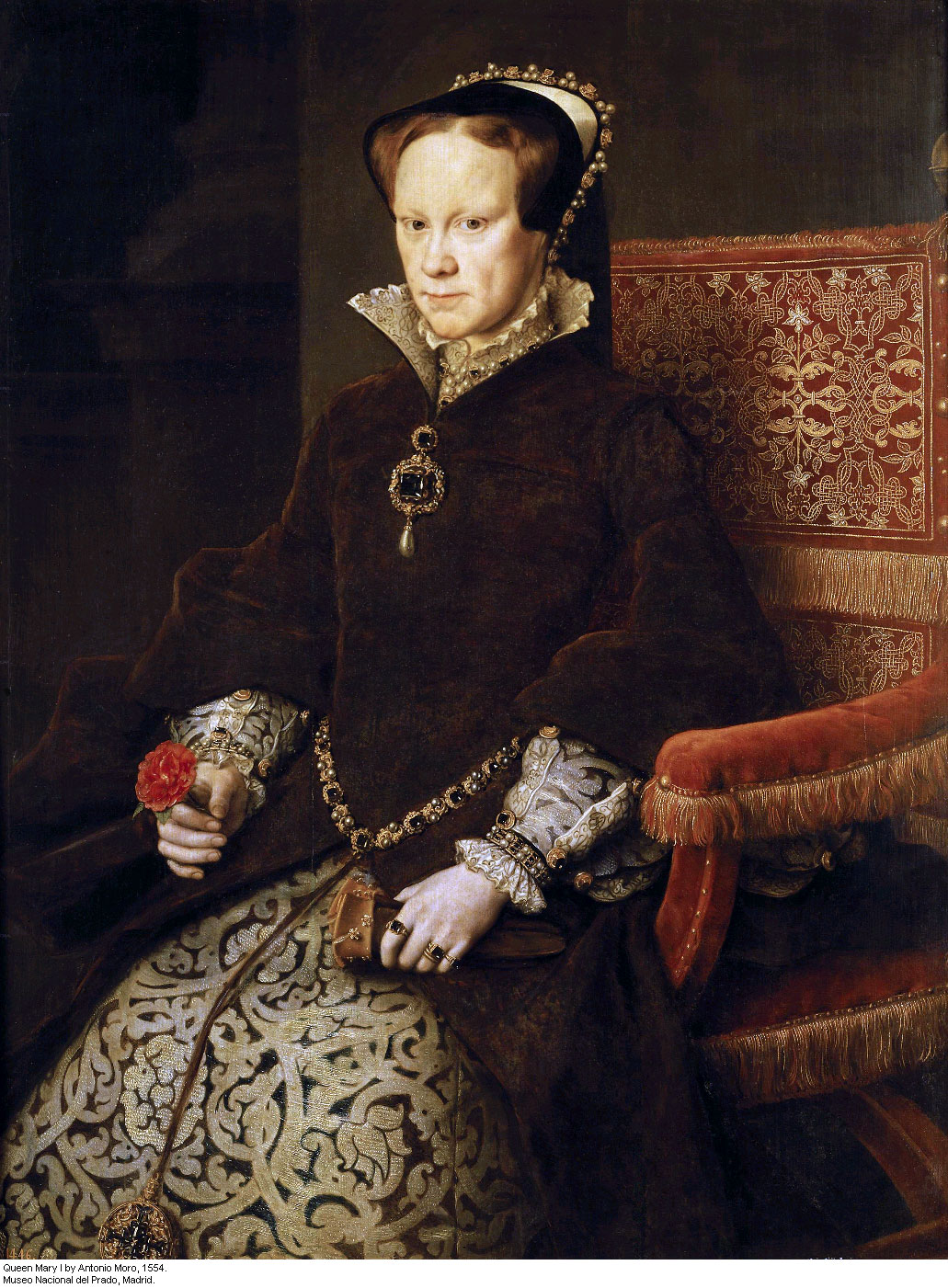 1031x1401 Mary I, Queen Of England (1516 1558) [Mary Tudor Bloody Mary] - Renaissance Queen Painting
