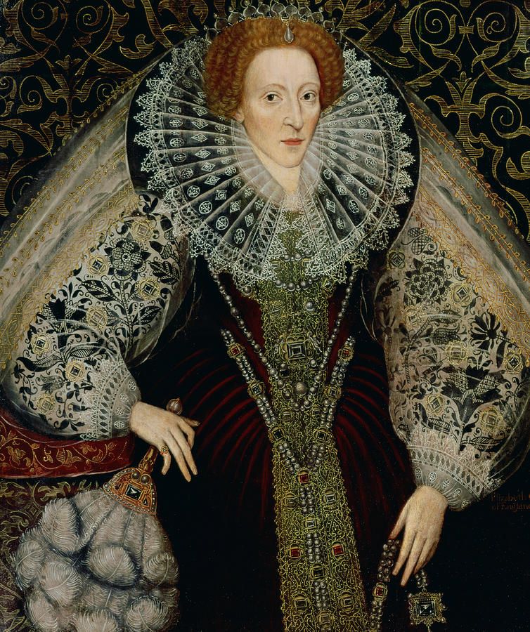 754x900 Queen Elizabeth I Painting - Renaissance Queen Painting