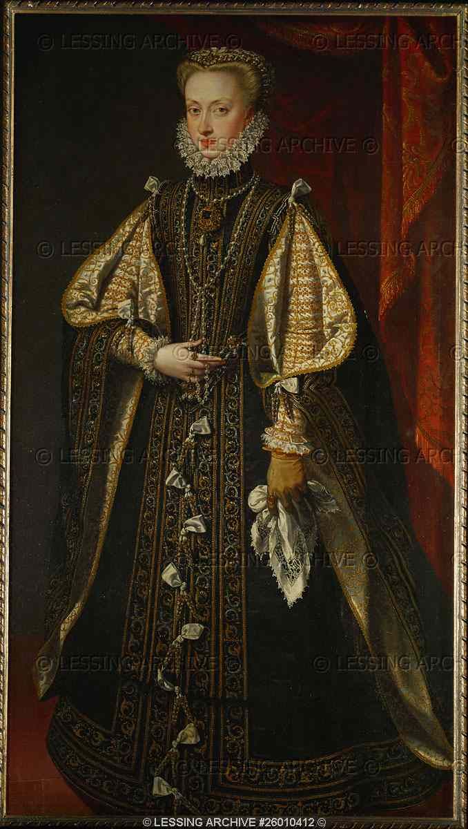 678x1200 Renaissance Painting 16th Sanchez Coello,alonso Archduchess Anna - Renaissance Queen Painting