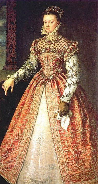 402x750 Elisabeth Of Valois (1545 1568), Princess Of France, Later Queen - Renaissance Queen Painting