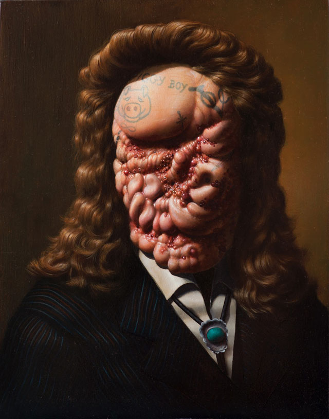 640x815 Grotesque Renaissance Style Paintings By Christian Rex Van Minnen - Renaissance Style Painting