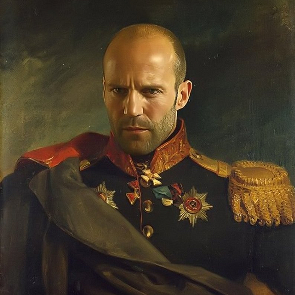 1000x1000 Renaissance Style Bruce Willis Michael Jackson Will Smith Steve - Renaissance Style Painting