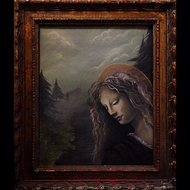 640x640 Renaissance Woman Oil Painting On Canvas By Pinzandneedlezstudio - Renaissance Woman Painting