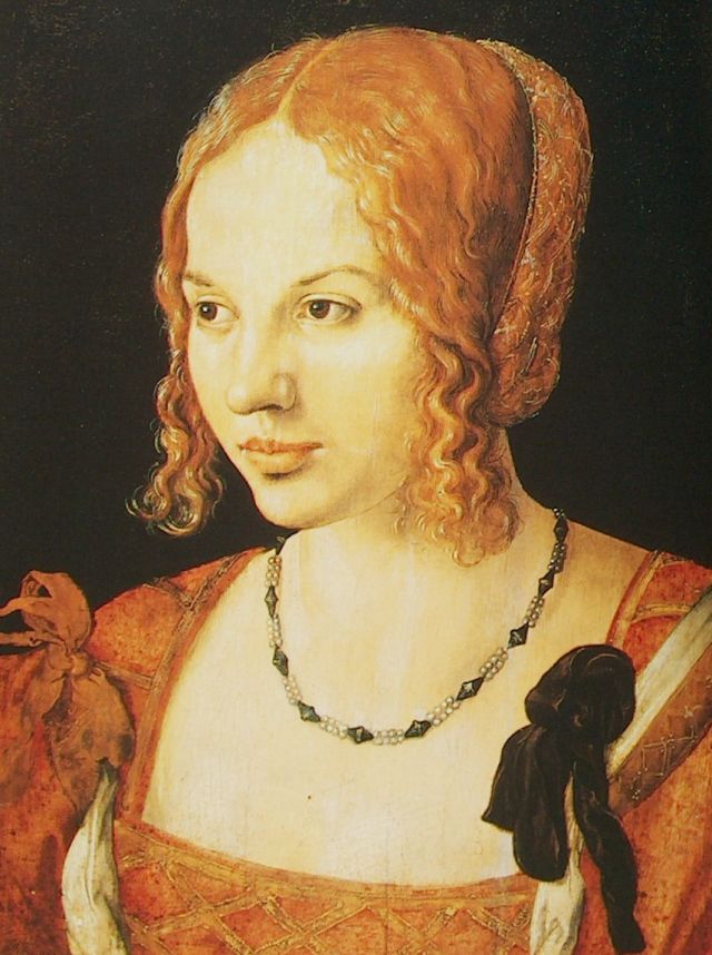 640x858 This Is A Really Famous Picture That Was Painted During - Renaissance Woman Painting