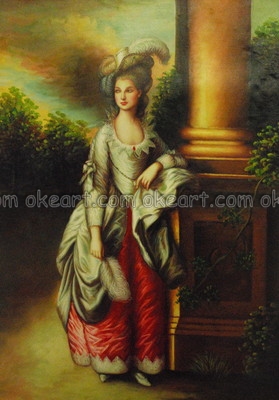 279x400 Oil Paintings On Canvas Free Shipping Portrait Renaissance Woman - Renaissance Woman Painting