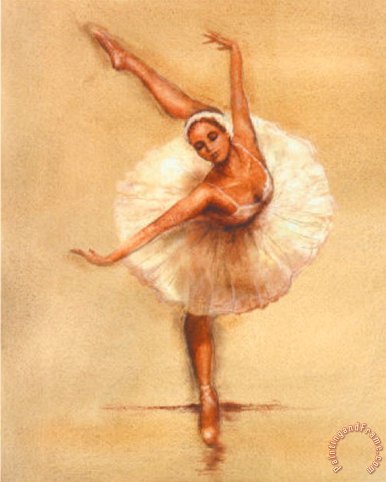 769x960 Caroline Gold Ballerina I Painting Ballerina I Print For Sale - Renoir Ballerina Painting