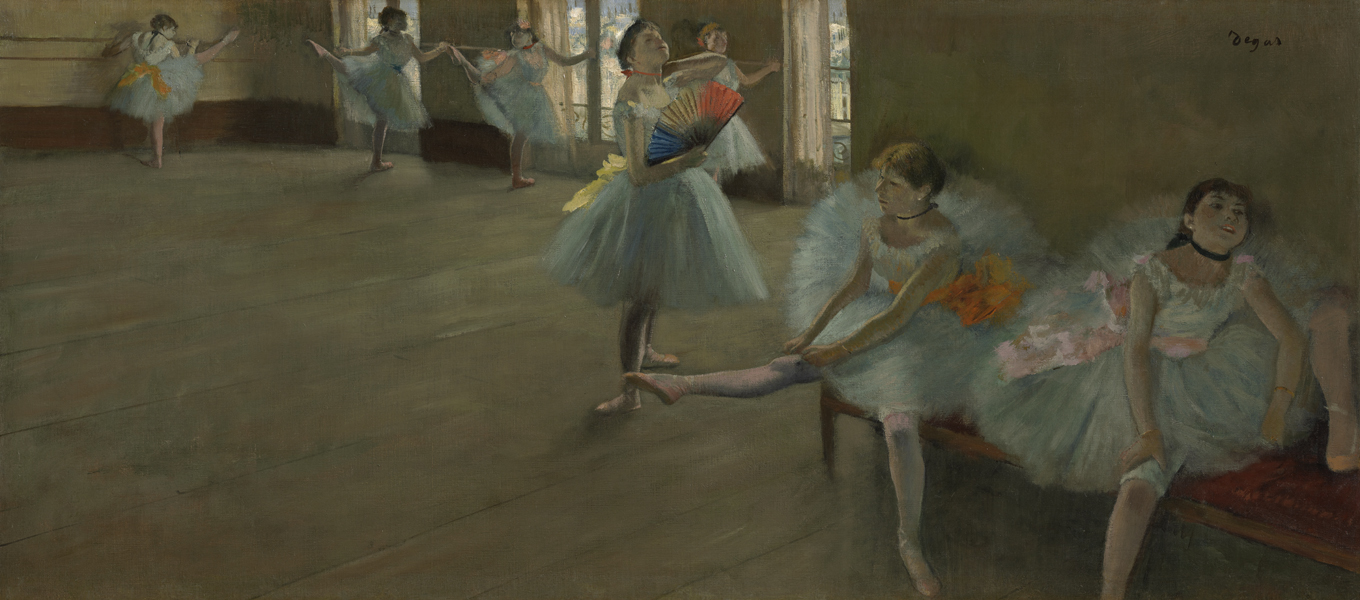 1360x600 Gerome The Clark - Renoir Ballerina Painting