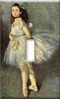 203x335 Renoir Ballerina Decorative Switchplate - Renoir Ballerina Painting