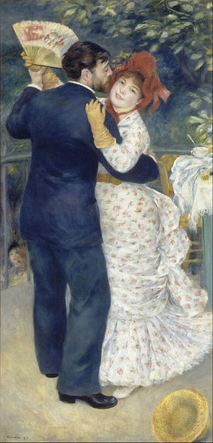300x623 Dance In The Country - Renoir Dance Painting