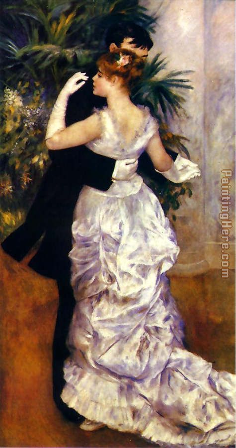 475x902 Pierre Auguste Renoir Dance In The City Painting Anysize 50% Off - Renoir Dance Painting