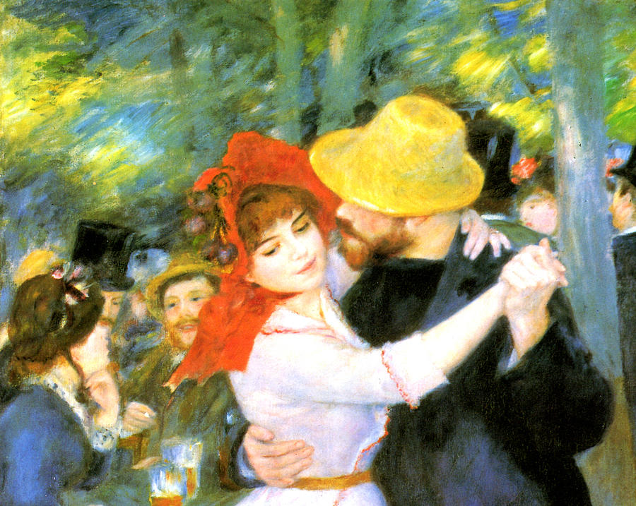 900x717 Dance At Bougival Detail Digital Art By Pierre Auguste Renoir - Renoir Dance Painting