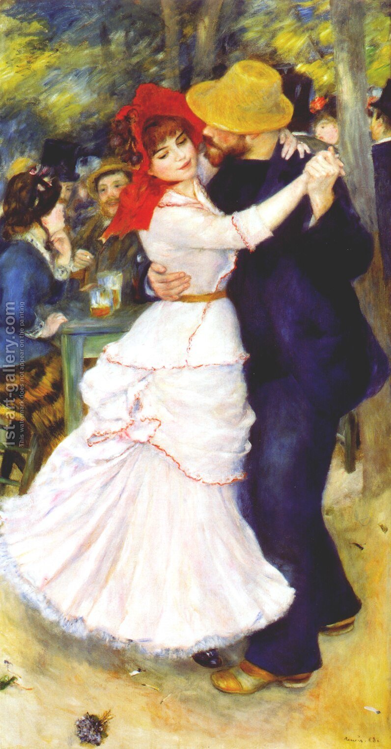 796x1525 Dance At Bougival Pierre Auguste Renoir Reproduction 1st Art Gallery - Renoir Girl Painting