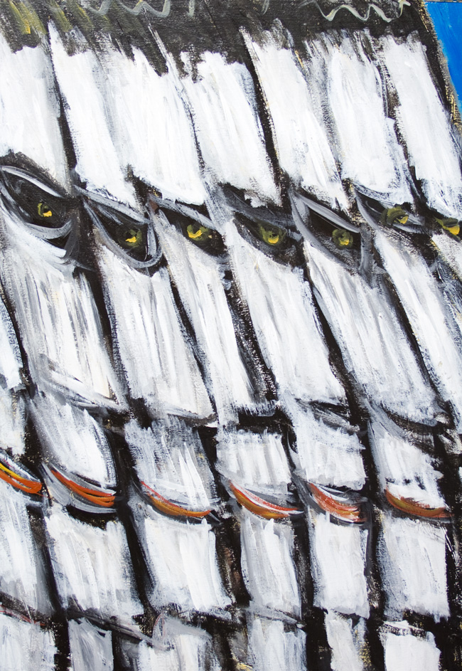 650x943 The 8 Great Statesmen New, Distorted, Deforme, Portrait - Repetition Painting