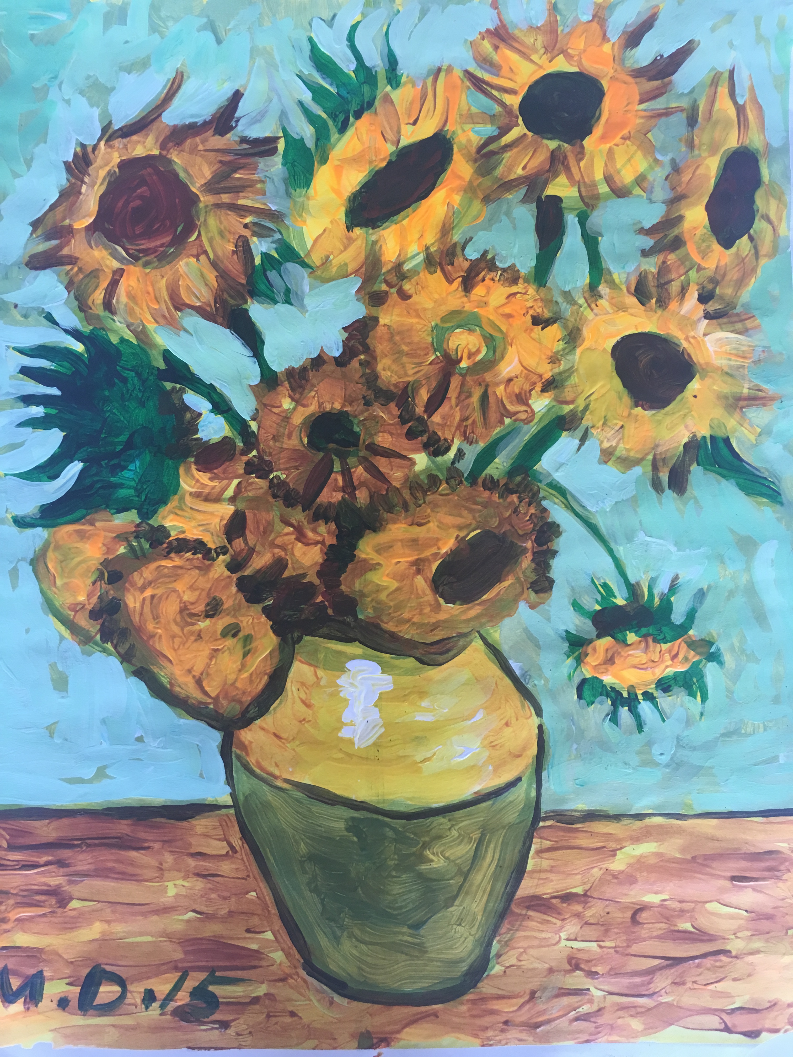 3024x4032 Hand Painted Art Reproductions Of Famous Paintings Sunflower - Reproductions Of Famous Painting