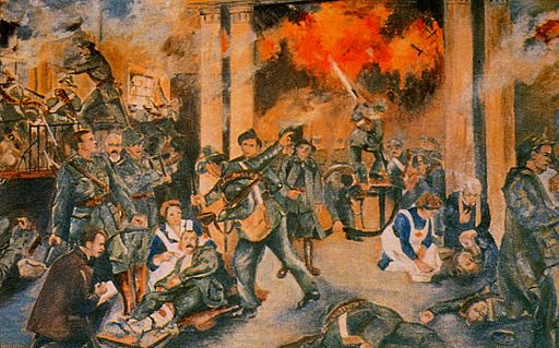 512x319 Irish Rising Art Irish Studies - Republic Painting