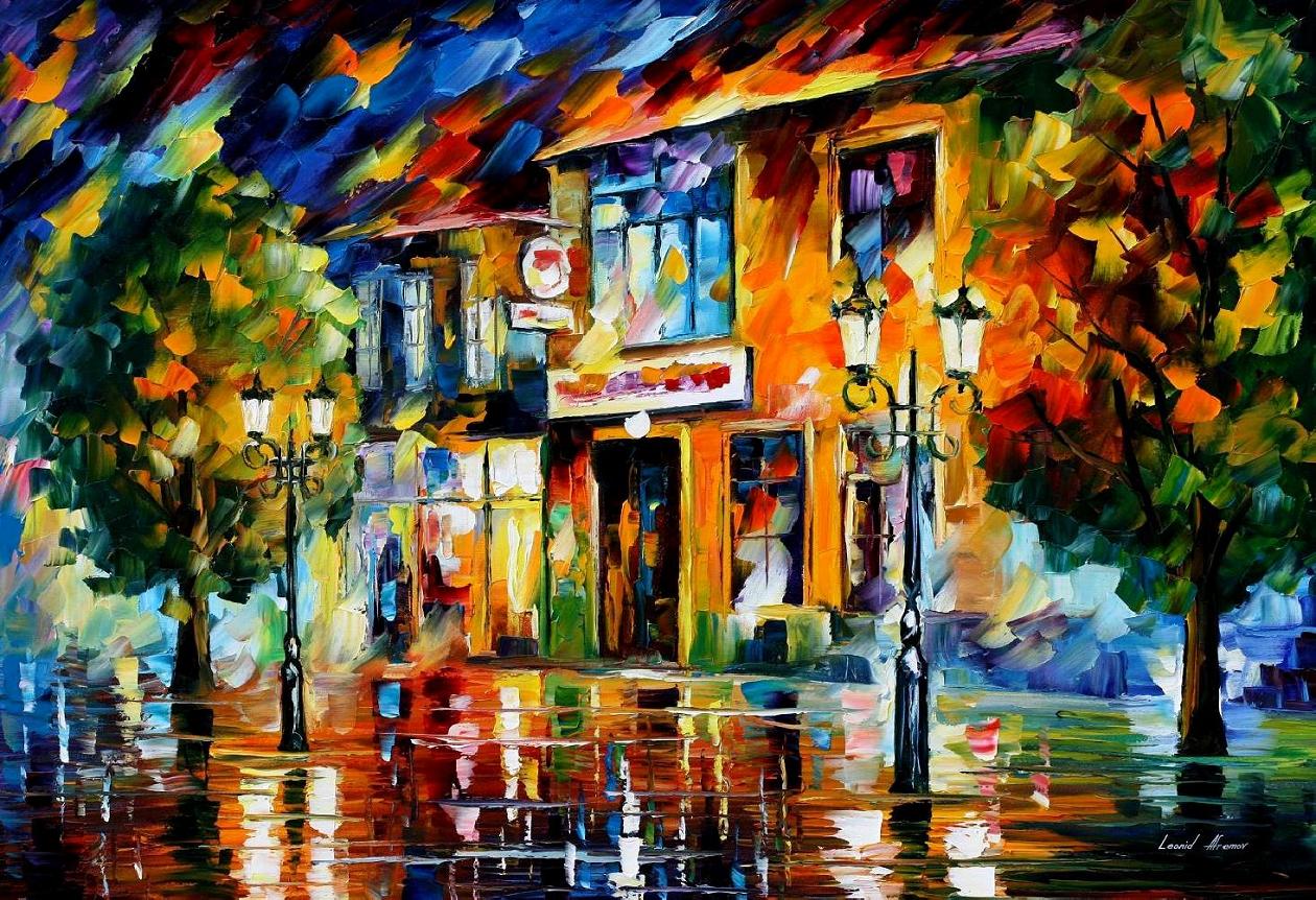 1260x862 Time For Joy Palette Knife Oil Painting On Canvas By Leonid Afremov - Republic Painting