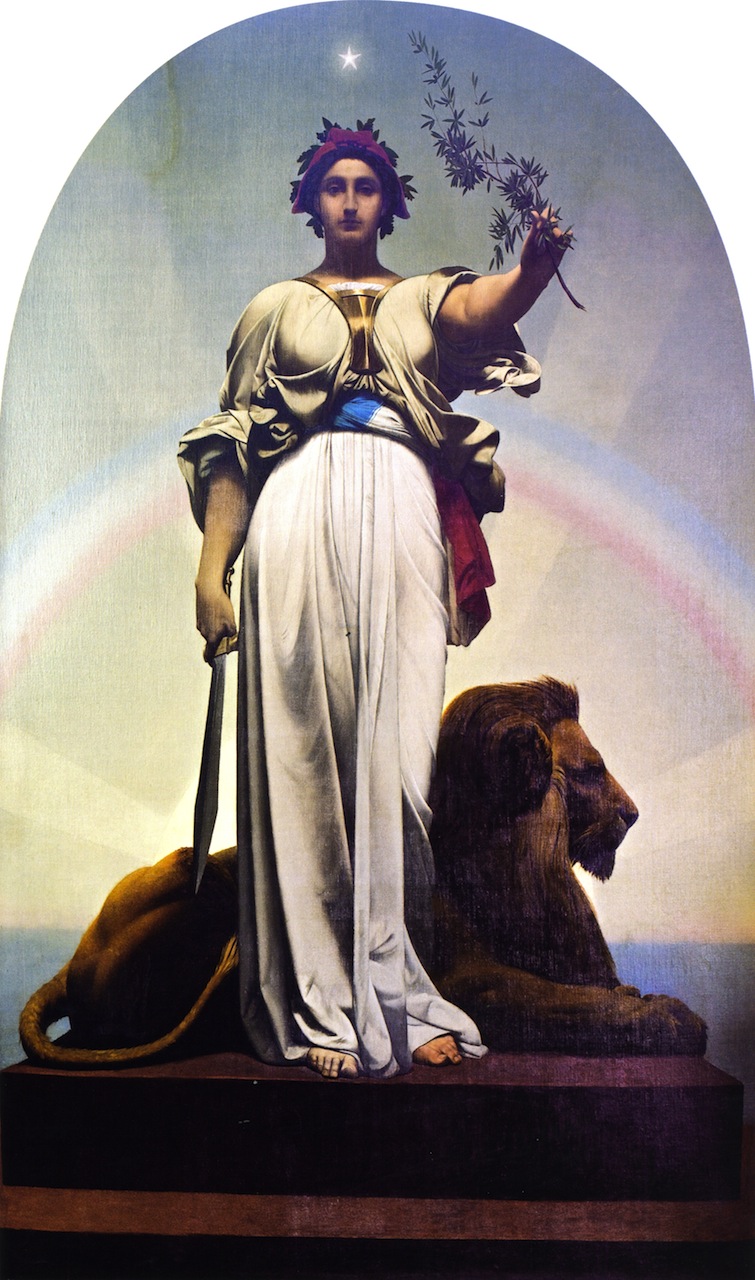 755x1280 The Republic Painting Jean Leon Gerome Oil Paintings - Republic Painting