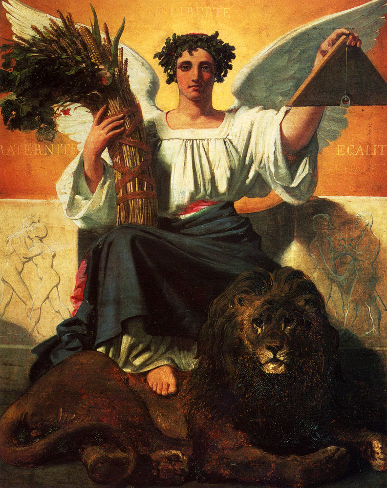 792x1000 The Republic By Jules Claude Ziegler - Republic Painting
