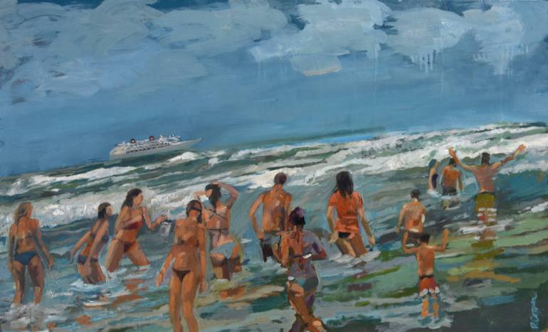 770x467 Saatchi Art Rescue Me Painting By David Cooper - Rescue Painting