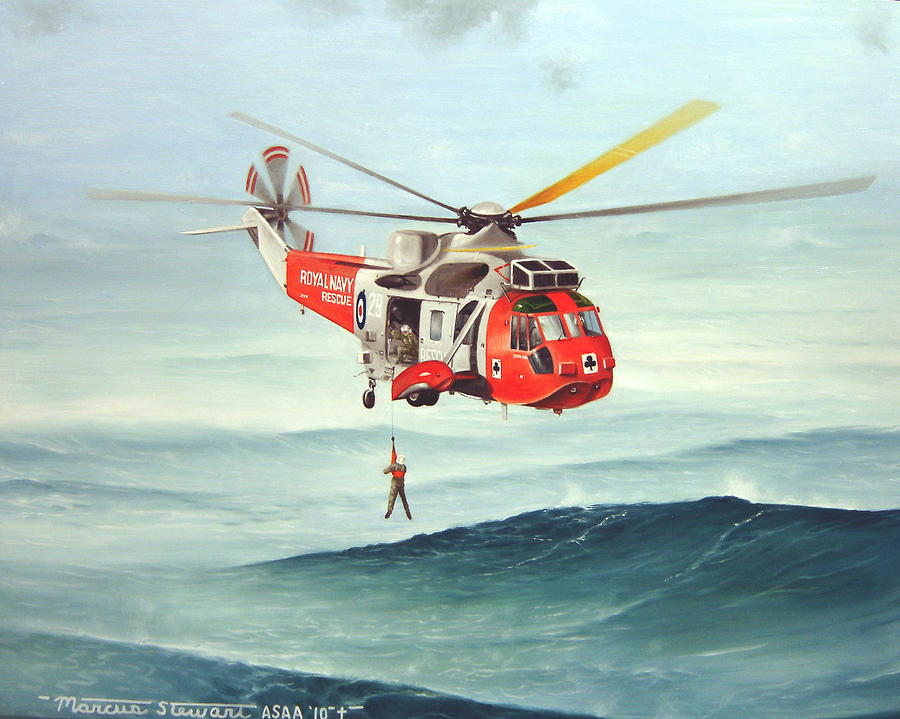 900x719 Search And Rescue Painting By Marc Stewart - Rescue Painting