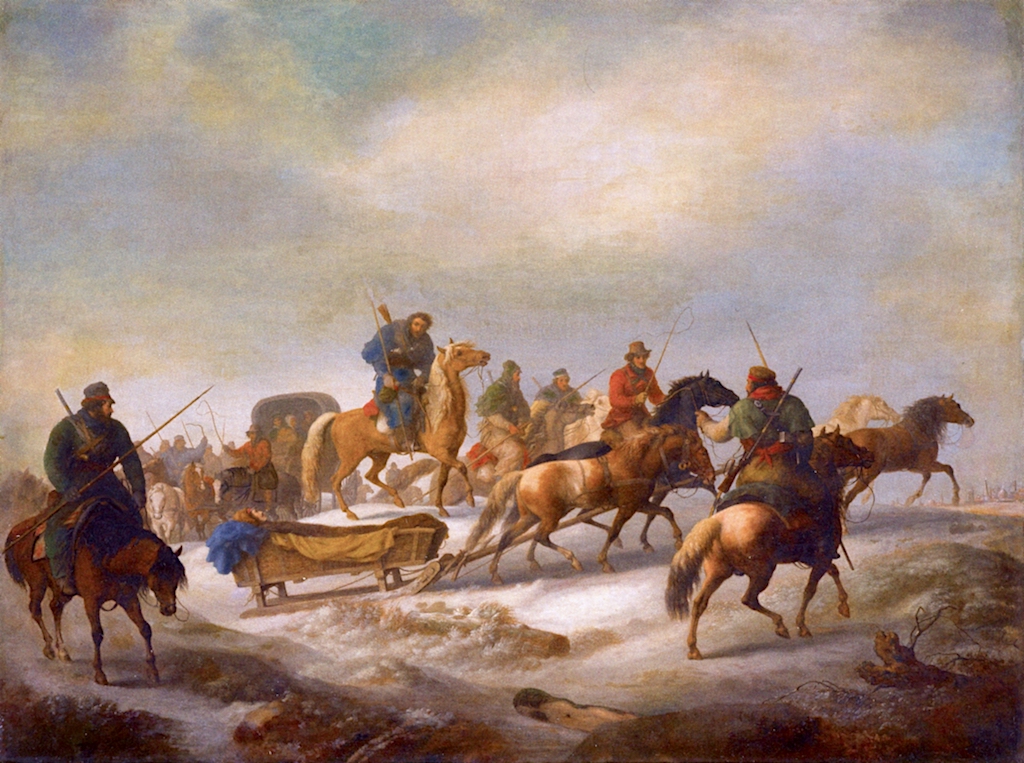 1024x763 The Rescue Of Count Painting Albrecht Adam Oil Paintings - Rescue Painting