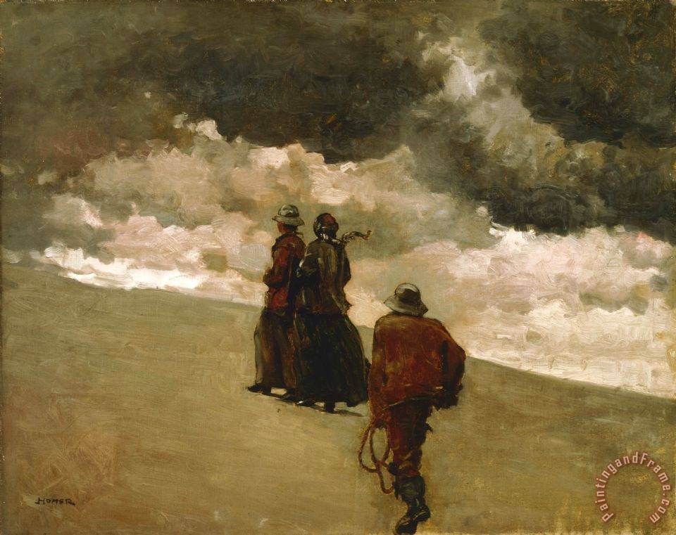 960x761 Winslow Homer To The Rescue Painting - Rescue Painting