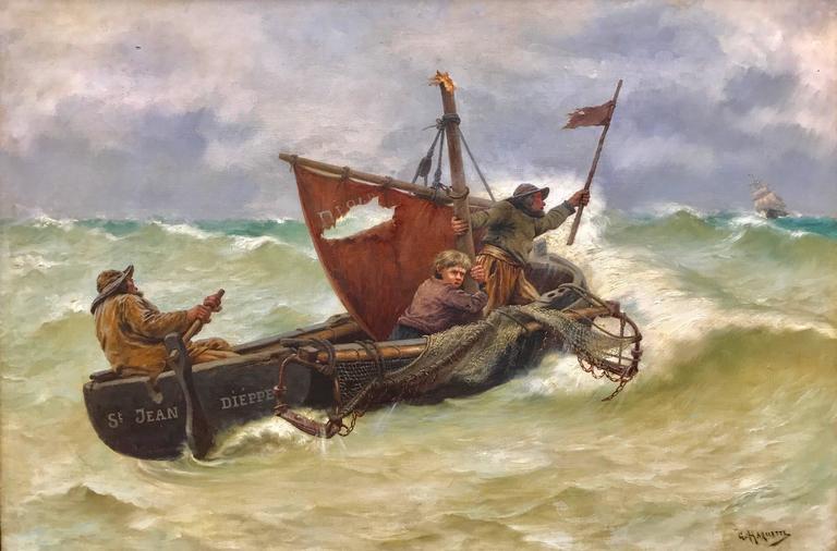 768x506 Georges Jean Marie Haquette - Rescue Painting