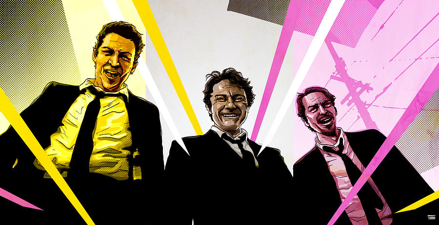 900x463 Reservoir Dogs Digital Art By Jeremy Scott - Reservoir Dogs Painting