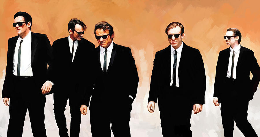 900x477 Reservoir Dogs Moviertwork 1 Painting By Sheraz - Reservoir Dogs Painting