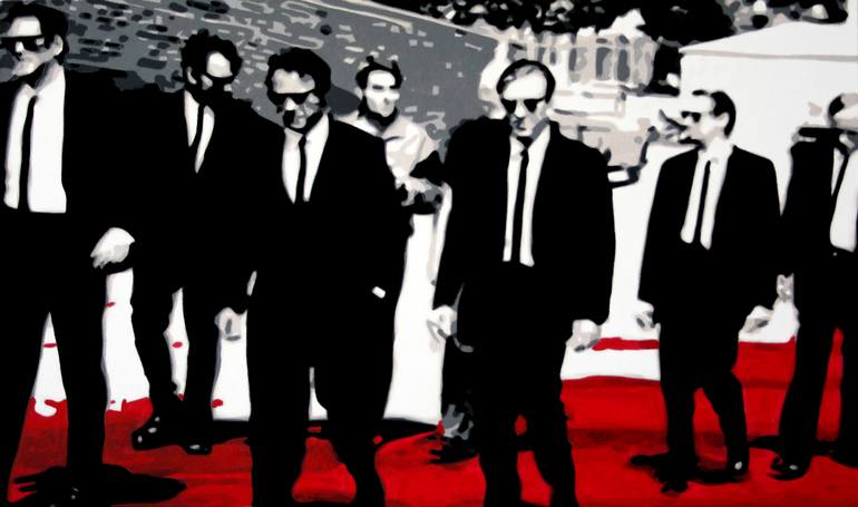 770x455 Saatchi Art Reservoir Dogs Painting By Luis Ludzska - Reservoir Dogs Painting