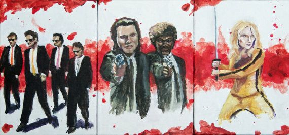 570x266 Made To Order Custom Commission Fan Art Sfa Small 5 X 7 Acrylic - Reservoir Dogs Painting