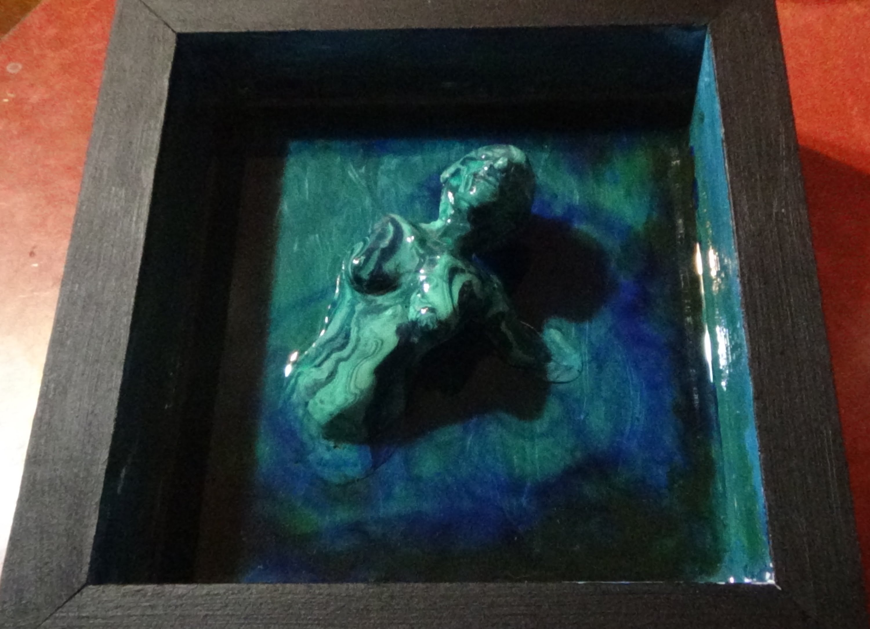 3000x2168 Water Sprite Resin Painting Whipsering, Relaxation - Resin Painting