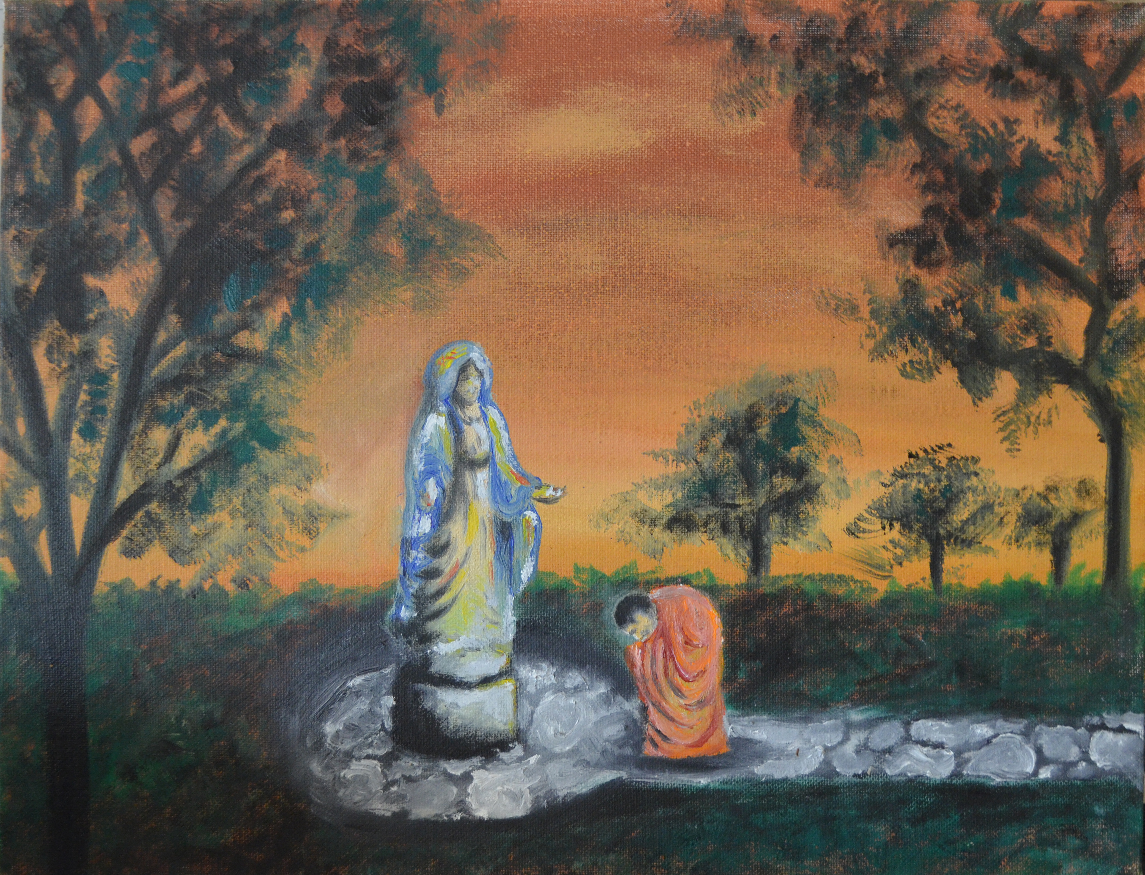 3664x2802 Kristen Oberly (Inkstoryrebel Illustrations) - Respect Painting