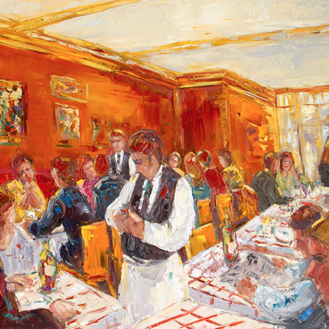 1100x1100 Painter To Cook Up A Storm - Restaurant Painting