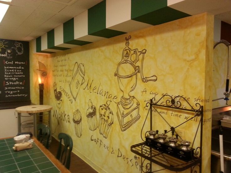 736x552 The 50 Best My Restaurant Wall Painting Amp Interior Design Projects - Restaurant Wall Painting